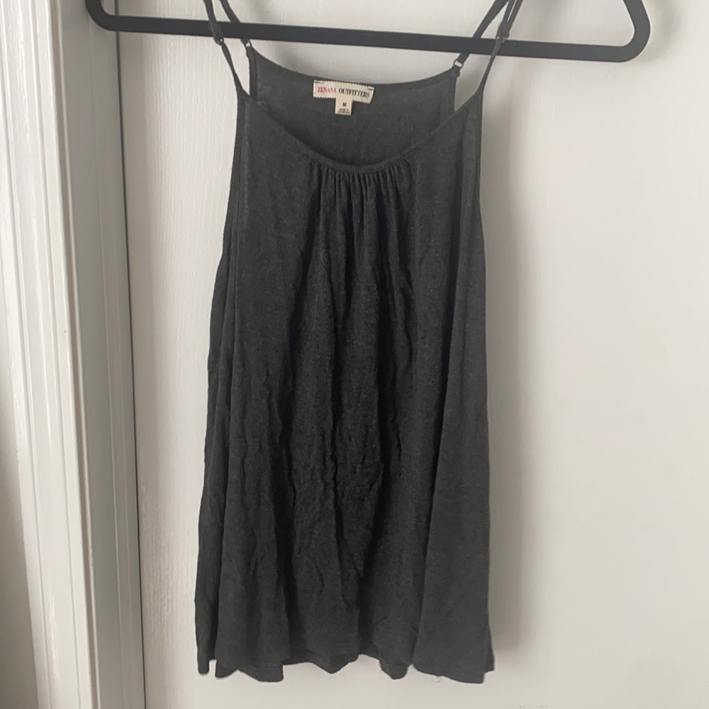 Grey flow tank top medium (loose)